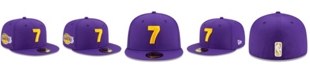 New Era Men's Purple Los Angeles Lakers 7 OTC 59FIFTY Fitted Hat